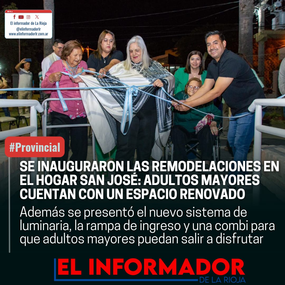 SE INAUGURARON LAS REMODELACIONES EN EL HOGAR SAN JOSÉ: ADULTOS MAYORES ...