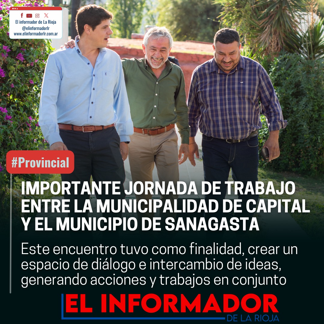 IMPORTANTE JORNADA DE TRABAJO ENTRE LA MUNICIPALIDAD DE CAPITAL Y EL ...