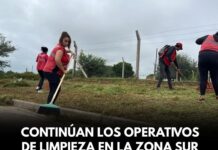 Continúan los operativos de limpieza en la zona sur de la Ciudad