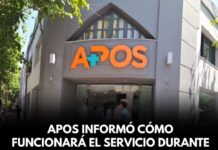 Apos informó como funcionará el servicio durante el fin de semana largo