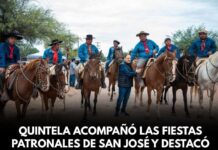 Quintela acompañó las Fiestas Patronales de San José y destacó su valor cultural y comunitario
