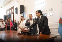 Quintela tomó juramento a Hugo Dante Herrera como nuevo Secretario de Hacienda
