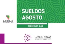 Cronograma de pago: Haberes agosto